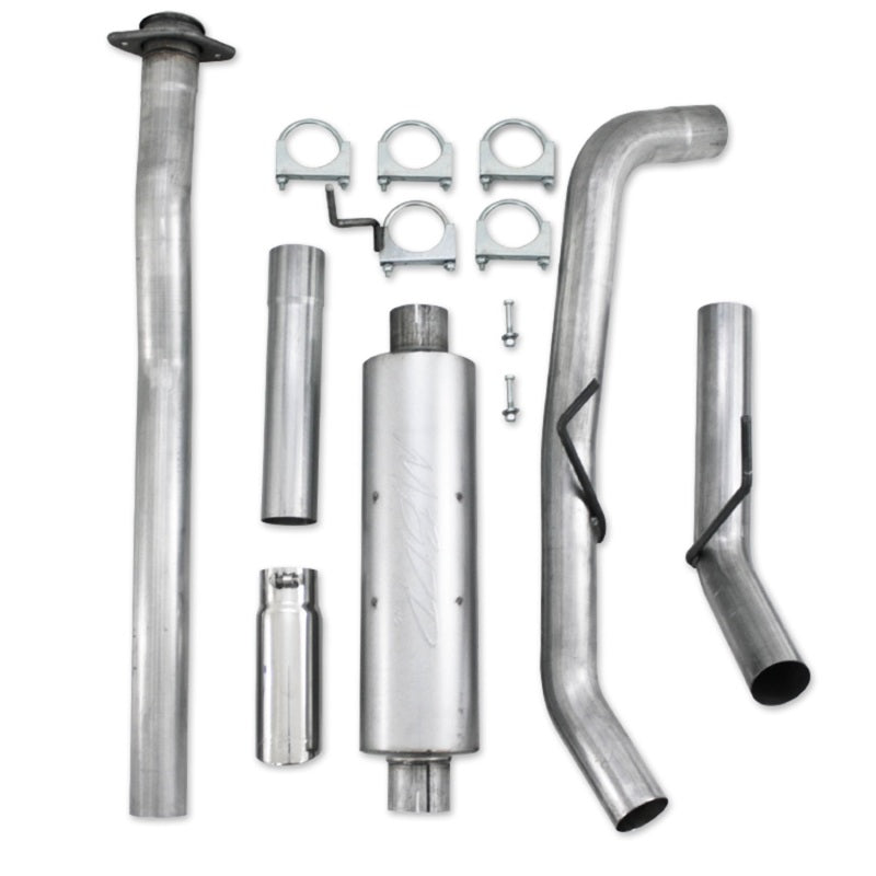 MBRP Universal F150 V6 Ecoboost 3in Cat Back aluminizado de un solo lado