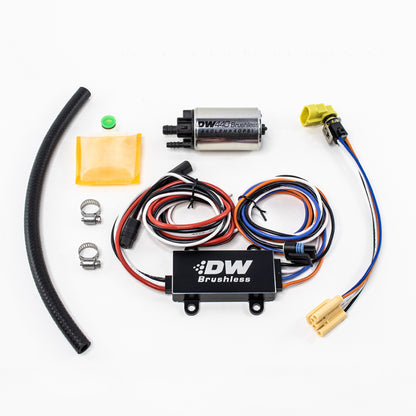DeatschWerks DW440 440lph Bomba de combustible sin escobillas con controlador de velocidad única