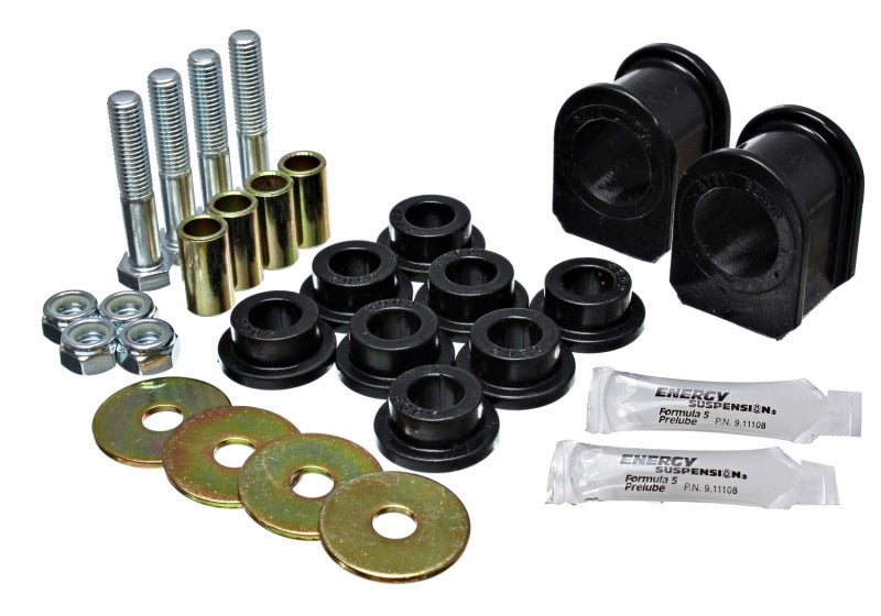 Suspensão Energy 05-07 Ford Mustang Preto Traseiro Barra estabilizadora Buchas do quadro (deve reutilizar todas as peças de metal)