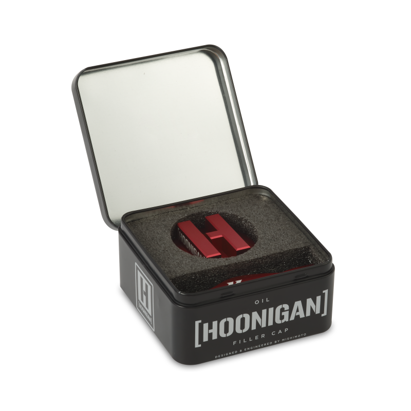 Mishimoto LS Engine Hoonigan Tapón de Llenado de Aceite - Rojo