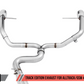 AWE Tuning VW MK7 Golf Alltrack/Sportwagen 4Motion Track Edition Exhaust - Polished Silver Tips