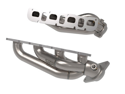 aFe 21-22 Jeep Wrangler 392 Twisted Steel Header 1-7/8 IN a 2-3/4 IN 304 w/ Raw Finish