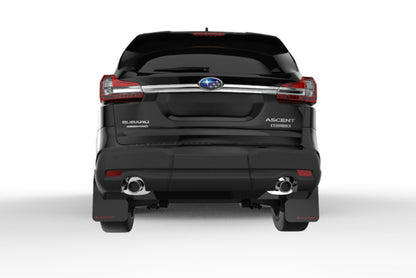 Rally Armor 18-25 Subaru Ascent Black UR Mud Flap w/Silver Logo