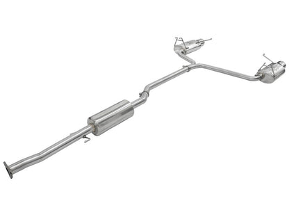 escape Takeda 2,25 pol. a 2 pol. 304SS Cat-Back com pontas polidas 08-12 Honda Accord Coupe V6 3,5L