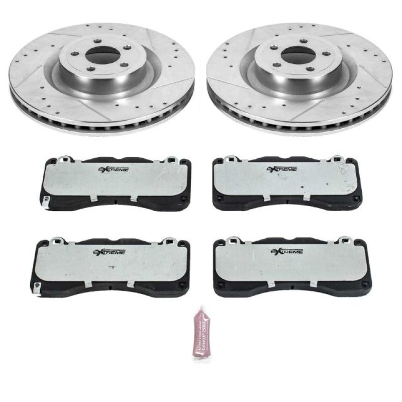 Power Stop 15-22 Ford Mustang dianteiro Z26 kit de freio de rua
