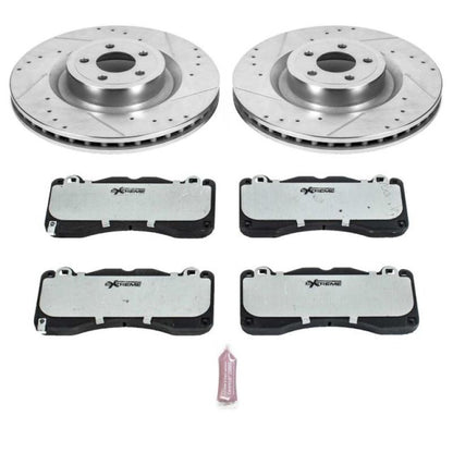 Power Stop 15-22 Ford Mustang dianteiro Z26 kit de freio de rua