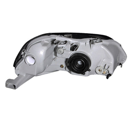 ANZO 1999-2000 Honda Civic Crystal Faróis Gun-Metal Grey
