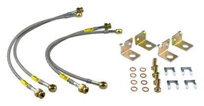 Kit de linhas de freio de aço inoxidável Goodridge 06-13 Chevrolet Corvette Z06/ZR1/Grand Sport