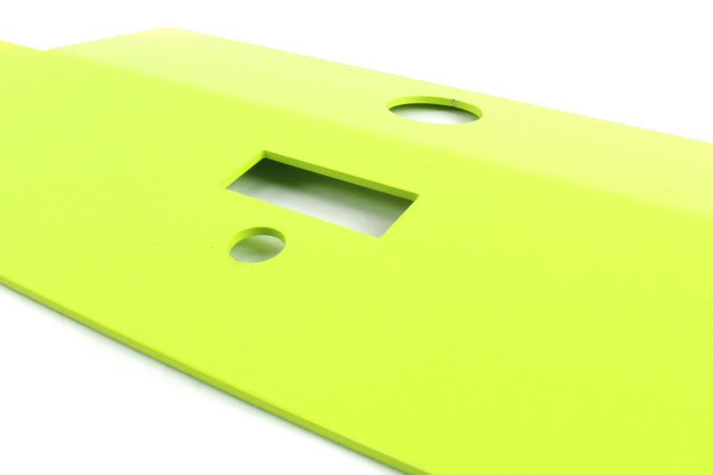 Perrin 02-07 Subaru Impreza - Cubierta de radiador amarillo neón