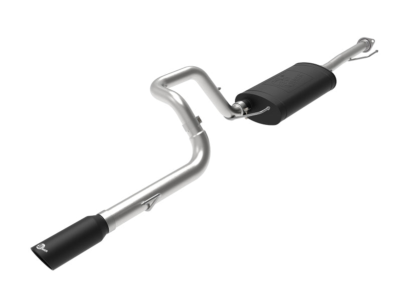 aFe MACHForce XP 2.5in 304-SS Escape Cat-Back com ponta preta 10-19 Toyota 4Runner V6-4.0L