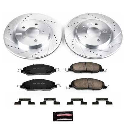 Kit de freio esportivo traseiro Power Stop 05-11 Ford Mustang Z23 Evolution