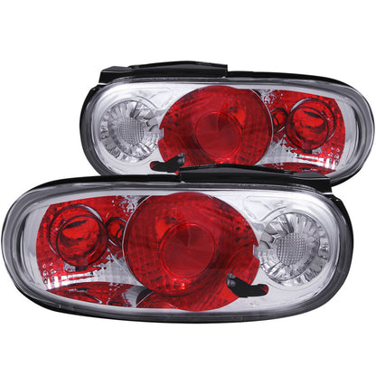 ANZO 1990-1997 Mazda Miata Lanternas traseiras cromadas