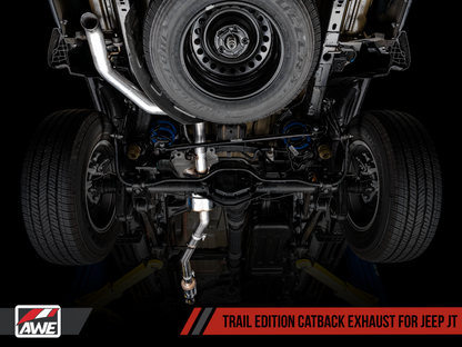 AWE Tuning 20-21 Jeep Gladiator JT 3.6L Trail Edition Escape Cat-Back
