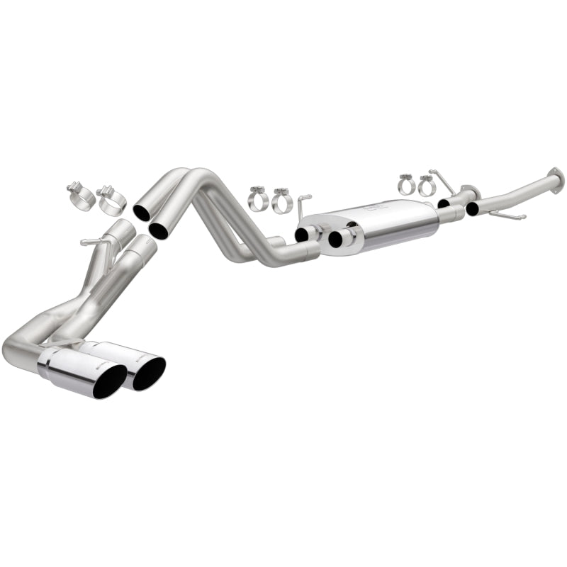 MagnaFlow 14 Toyota Tundra V8 4.6L/5.7L Inoxidável C/b Escape Dupla passagem lateral. pneu traseiro