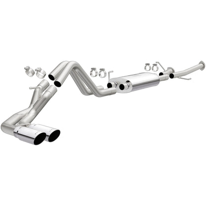 MagnaFlow 14 Toyota Tundra V8 4.6L/5.7L Inoxidável C/b Escape Dupla passagem lateral. pneu traseiro
