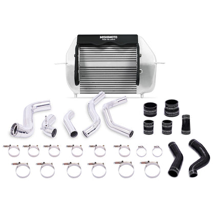 Intercooler Mishimoto 2011-2014 Ford F-150 EcoBoost Silver com tubos polidos