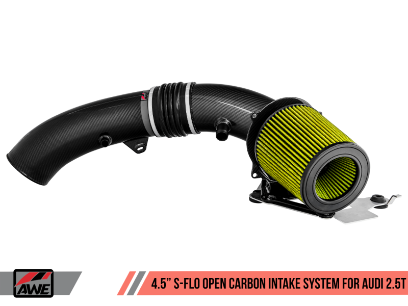 AWE Tuning Audi RS3 / TT RS S-FLO Entrada aberta de fibra de carbono