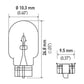 Hella Bulb 168 12V 5W 3Cp W21X95D T325 (2)