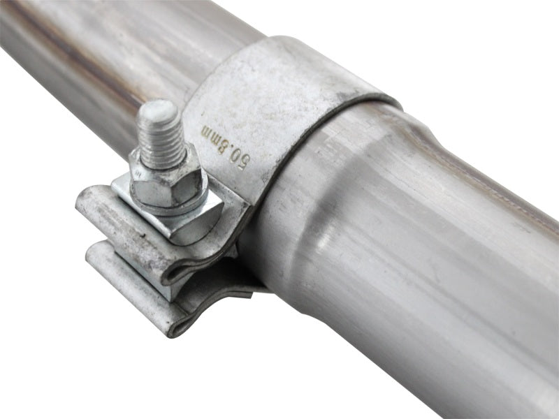 aFe Power Twisted Steel Y-Pipe Acero inoxidable 2.5in 12-14 Jeep Wrangler V6 3.6L