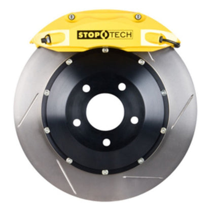 StopTech 14-15 Mini Cooper JCW w/ Yellow ST-40 Calipers 328x28mm Slotted Rotors Front Big Brake Kit