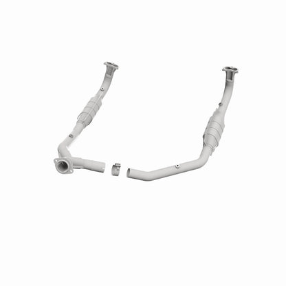MagnaFlow DF Cat. Conv 97 Land Rover Defender 90 4.0L Y-Pipe Assy / 96-99 Discovery 4.0L Y-Pipe Assy