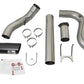 aFe Large Bore-HD 5in DPF Back 409 SS Exhaust System w/Black Tip 2017 Ford Diesel Trucks V8 6.7L(td)