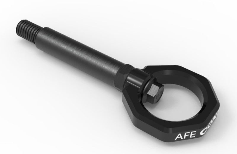 Controle aFe Gancho de reboque traseiro preto BMW F-Chassis 2/3/4/M