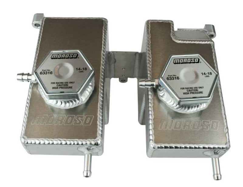 Moroso 16-Up Polaris RZR Turbo/Turbo S Dual Refrigerant Intercooler Tanque