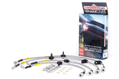 Goodridge 94-01 Acura Integra / 92-95 Civic disco trasero con líneas de freno ABS
