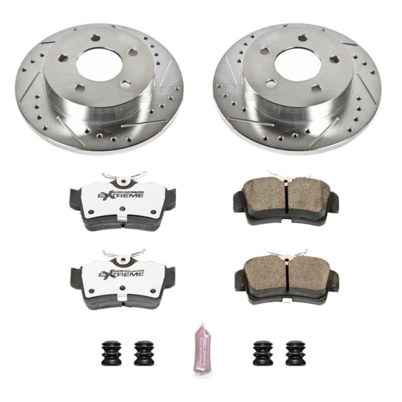 Power Stop 94-04 Ford Mustang trasero Z26 Street Warrior Kit de freno