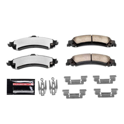 Power Stop 02-06 Cadillac Escalade traseiro Z36 caminhão e pastilhas de freio de reboque com hardware