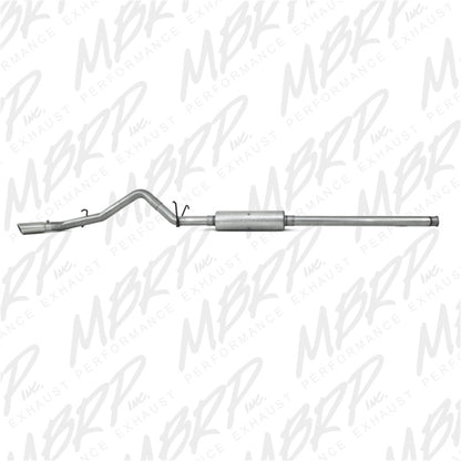 MBRP 2009 Chev/GMC 1500 4.8/5.3L EC/CC (excluyendo 8 cama) Cat Back Single Side