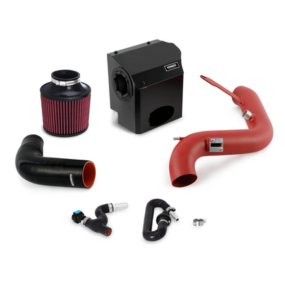Mishimoto 2016 Ford Fiesta ST 1.6L Performance Kit de admisión de aire - Rojo arrugado