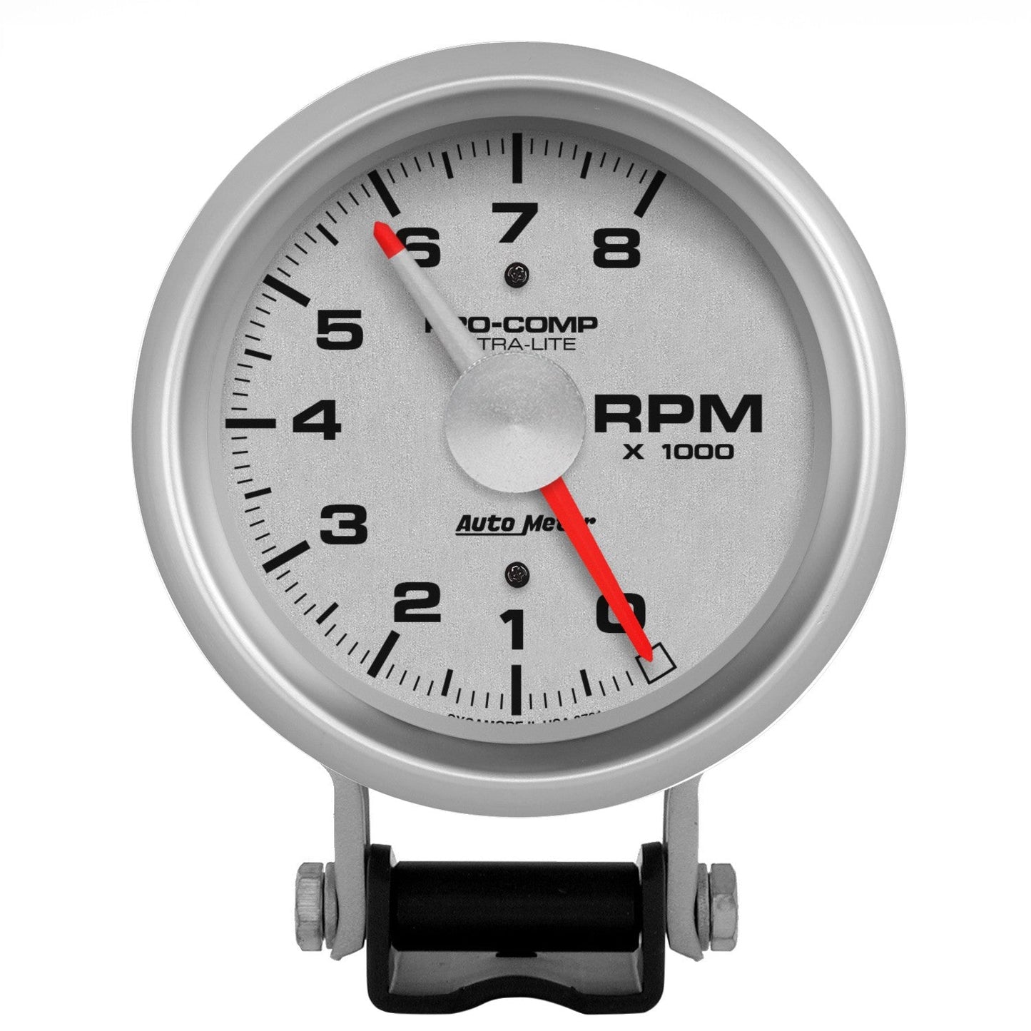 AutoMeter - 3-3/4" PEDESTAL TACHOMETER, 0-8,000 RPM, ULTRA-LITE (3781)