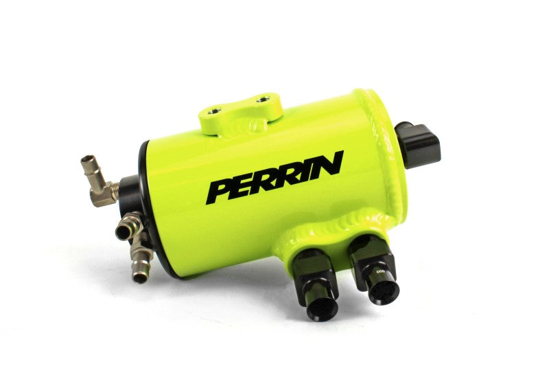 Separador de óleo de ar Perrin 08-14 Subaru WRX/STI - amarelo neon