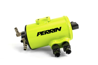 Separador de óleo de ar Perrin 08-14 Subaru WRX/STI - amarelo neon