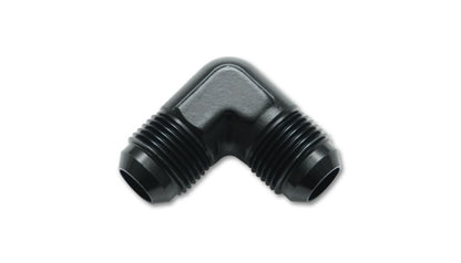 Vibrant -6AN 90deg Flare Union Fitting - Aluminio