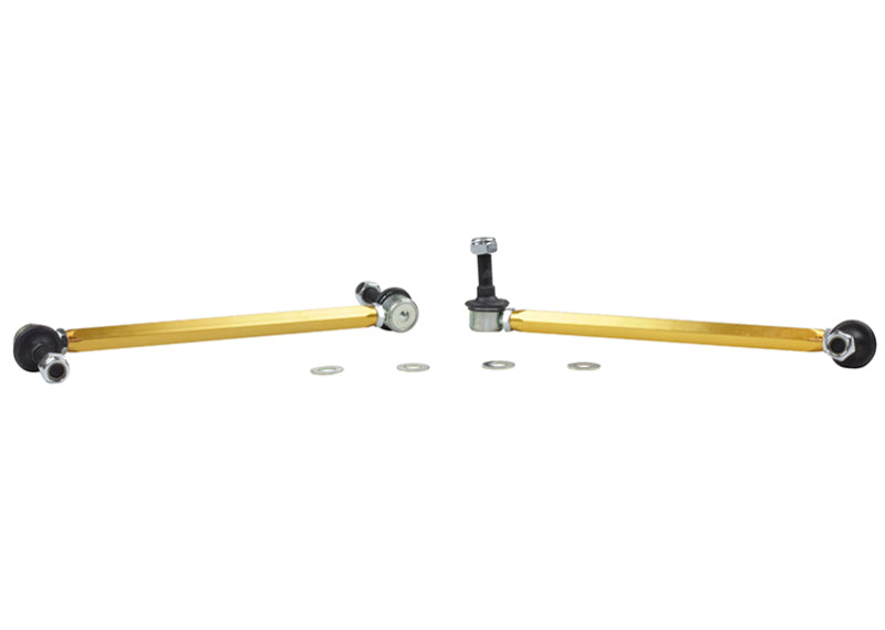 Whiteline 05-10 Chevy Cobalt/6/09+ Cruze/06-11 HHR Barra estabilizadora delantera - Conjunto de enlace H/D Adj Bola de acero
