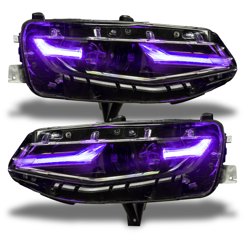 Oracle 19-21 Chevy Camaro LS/LT RGB+A Headlight DRL Kit - w/ Simple Controller