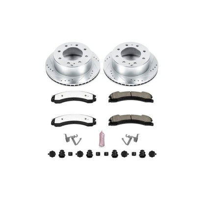 Power Stop 15-19 Chevrolet Silverado 2500 HD traseiro Z36 Kit de freio para caminhão e reboque