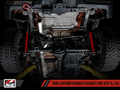 AWE Tuning 2018+ Jeep Wrangler JL/JLU 2.0T Trail Edition Cat-Back Escape