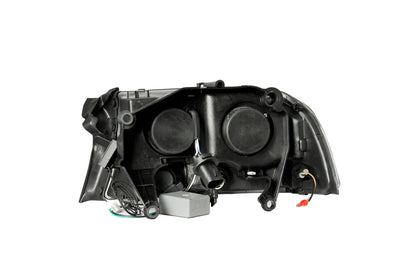 ANZO 1997-2004 Dodge Dakota Cristal Faróis Preto 1pc