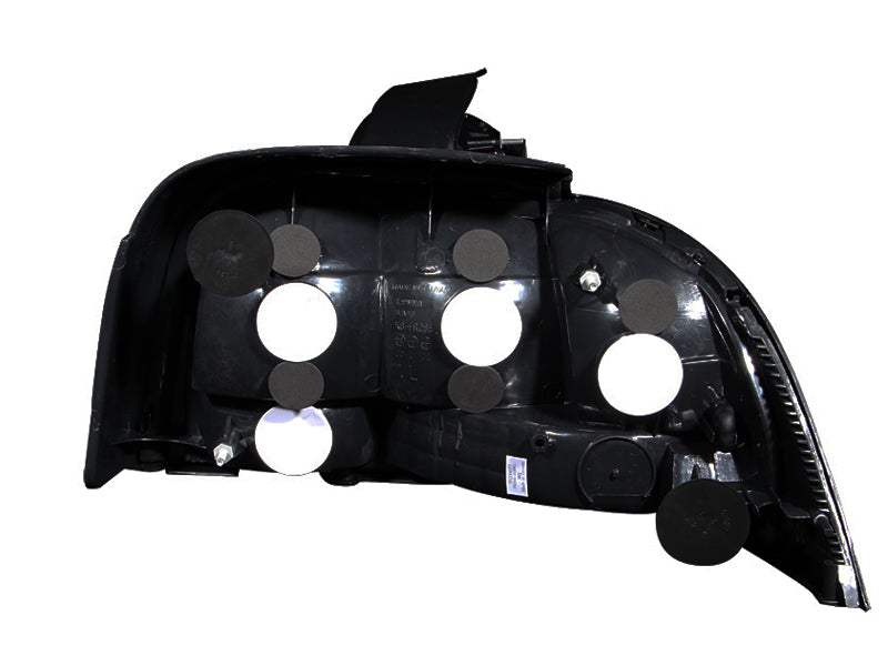ANZO 1994-1998 Ford Mustang Lanternas traseiras pretas