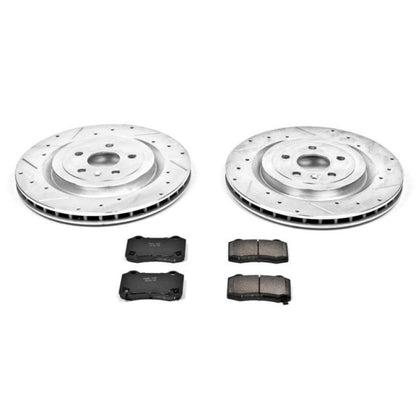 Power Stop 09-15 Cadillac CTS trasero Z23 Evolution Sport Kit de freno