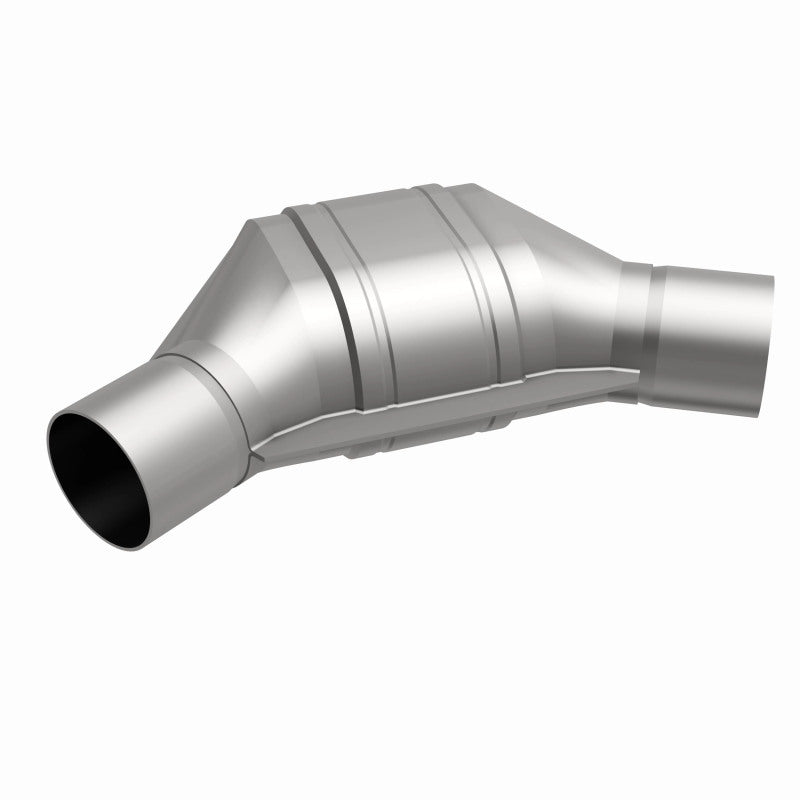MagnaFlow Universal Catalytic Converter 2.00in Angled In/Out Frnt CA