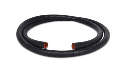 Vibrante 5/8 in (16 mm) ID x 20 ft. Manguera de calentador de silicona reforzada - Negro