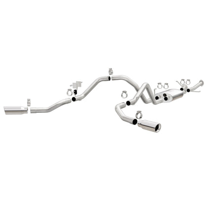 MagnaFlow Cat-Back 10-15 Toyota Tundra SC LB / CC SB 4.6L/5.7L V8 SS 2.5 Doble parte trasera con boquilla de 4 pulgadas