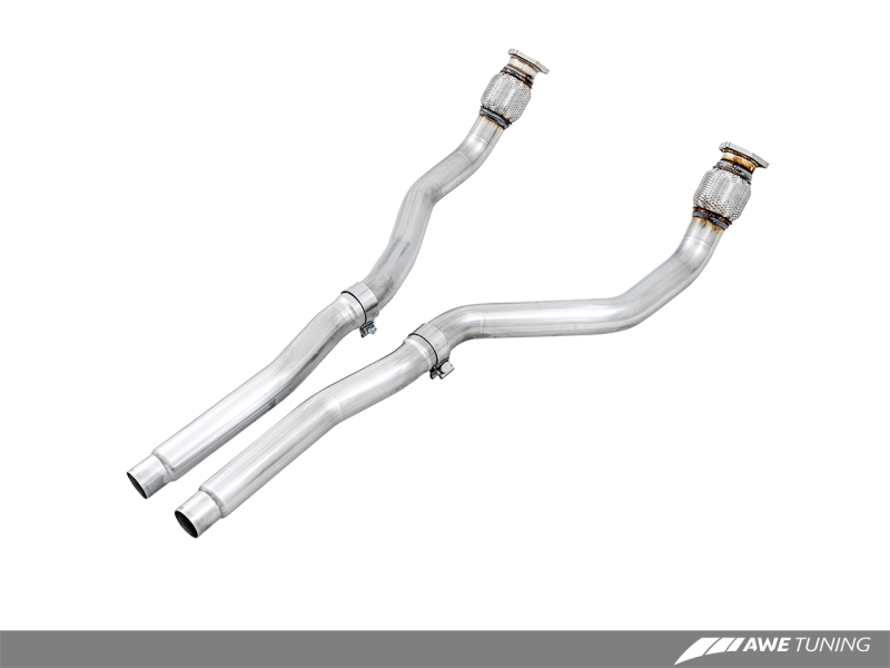 AWE Tuning Audi B8 3.0T Downpipes não ressonados para S4 / S5