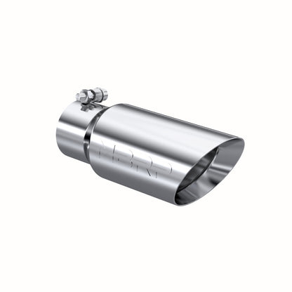 Ponta Universal MBRP 4 pol. OD 3 pol. Entrada 10 pol. Comprimento Parede dupla Extremidade angular T304