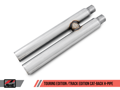 Escape AWE Tuning S550 Mustang GT Cat-back - Touring Edition (Diamond Black Tips)
